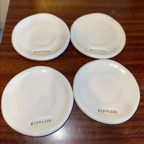 Starbucks Dining Starbucks Espresso Plates Poshmark